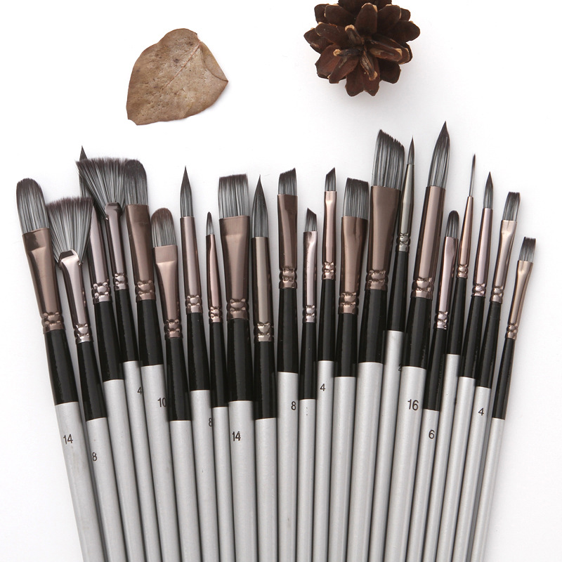 Ensemble de 24 pinceaux de pei - Gouache Paint Set avis et prix